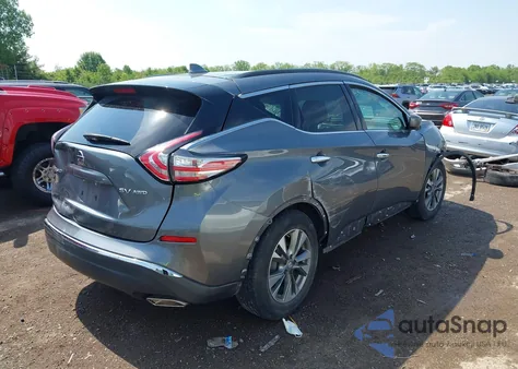 2018 Nissan Murano Sv из США, поврежденный, VIN 5N1AZ2MH5JN152006